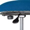 Global Industrial ESD Chair, Fabric, Blue, 16 in - 21 in Seat Height, Armless Arms 695534BL - alternate 6
